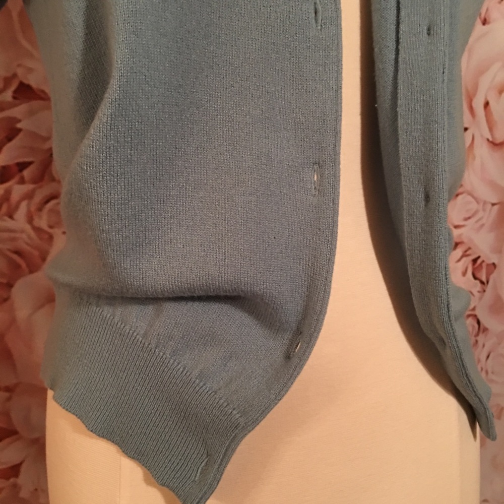 Neiman Marcus Cashmere Sweater, Blue, Vintage 🌸 - Picture 5 of 8